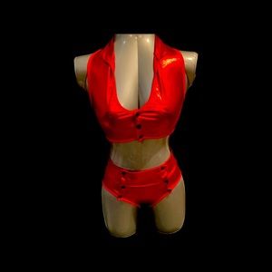 Sexy Cardinal Red 2 piece